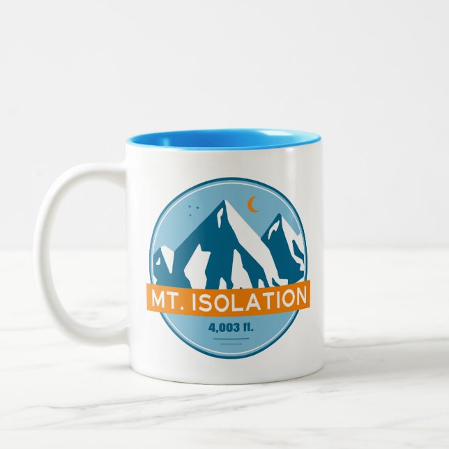 Isolierung New Hampshire Stars Moon Zweifarbige Tasse (Links)