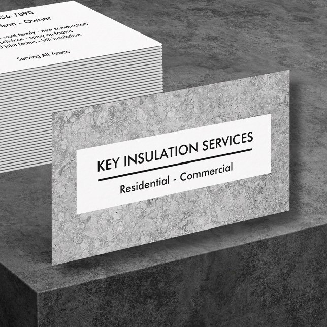 Isolierungs-Visitenkarten Visitenkarte (Von Creator hochgeladen)
