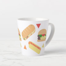 Isometric Fast Food Mix Restaurant Burger Hot Dog