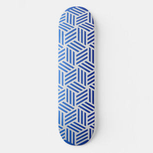 Isometric Weave #e5e5e5 Skateboard
