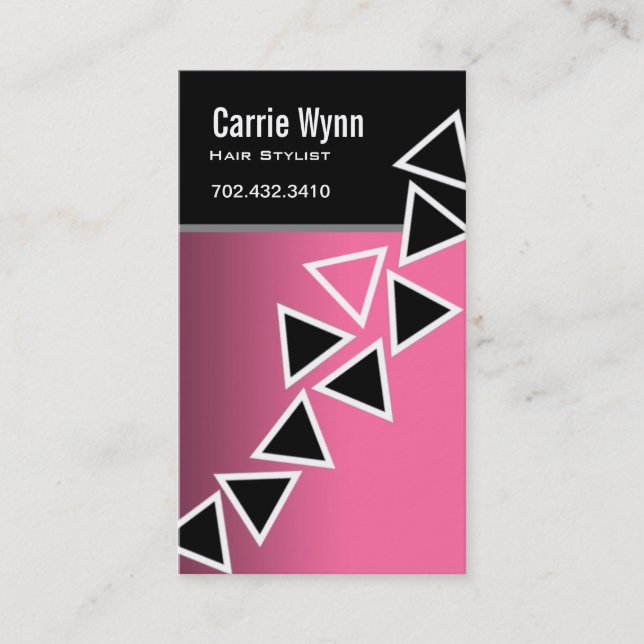 Isoseles Hinterkundenspezifische Visitenkarte (Vorderseite)