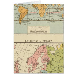 Isotherme, Winde Religions Europa