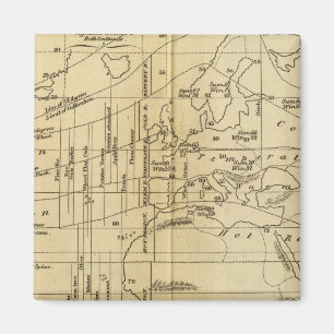 Isothermische Karte Magnet