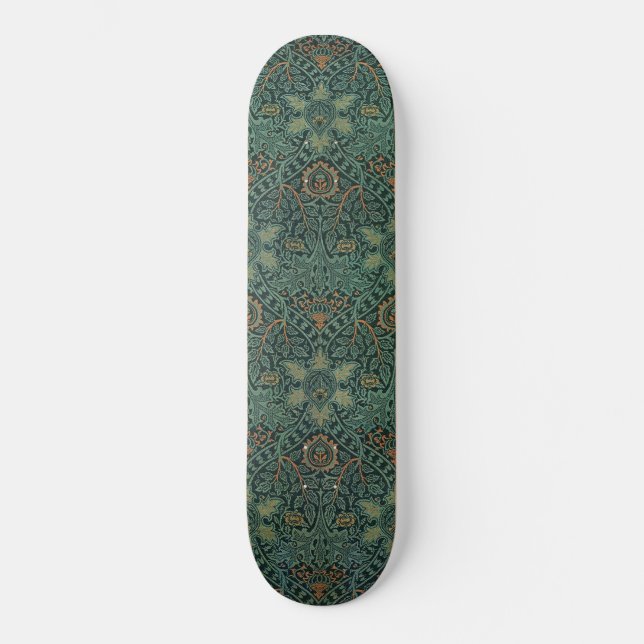Ispahan (von John Henry Dearle) Skateboard (Vorderseite)