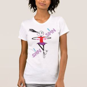 ispin Eis-Skaten-T-Shirt T-Shirt