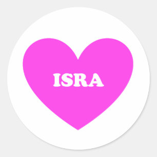 Isra Runder Aufkleber