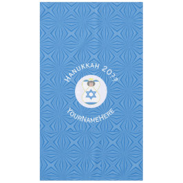 Israel Angel Hanukkah Flag Personalisiert Tableca Tischdecke