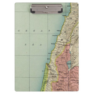 Israel Antique Map Beauty Klemmbrett