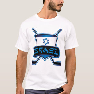 Israel-Eis-Hockey-Flagge T-Shirt
