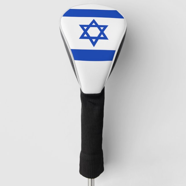Israel Flag Golf Head Cover Golf Headcover (Vorderseite)