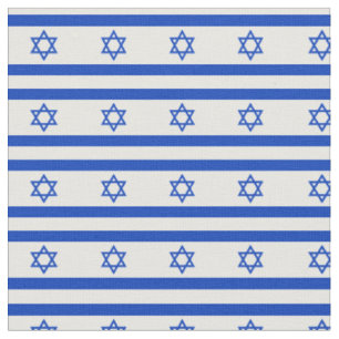 Israel Flag National Trendy Fabric /mode Stoff