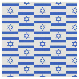 Israel Flag National Trendy Fabric /mode Stoff