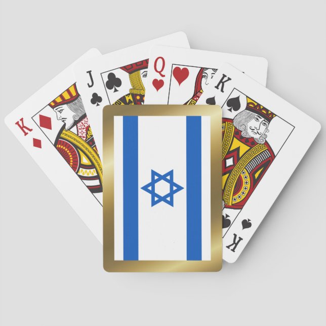 Israel Flag Spielkarten (Rückseite)