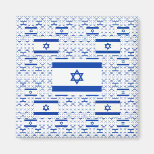 Israel Flag - Star of David - in Layers Magnet