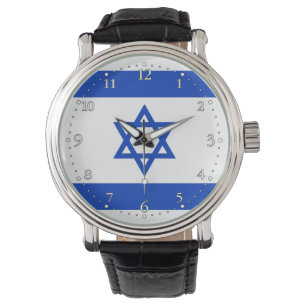 Israel-Flagge Armbanduhr