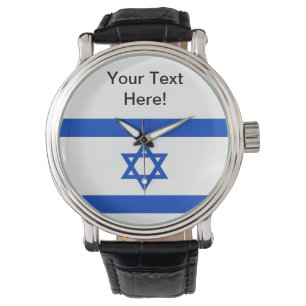 Israel-Flagge Armbanduhr