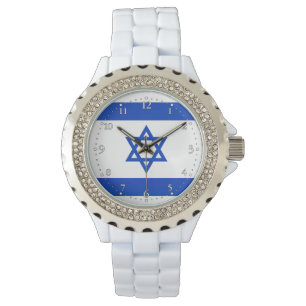 Israel-Flagge Armbanduhr