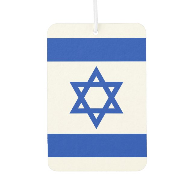 Israel-Flagge Autolufterfrischer (Vorderseite)