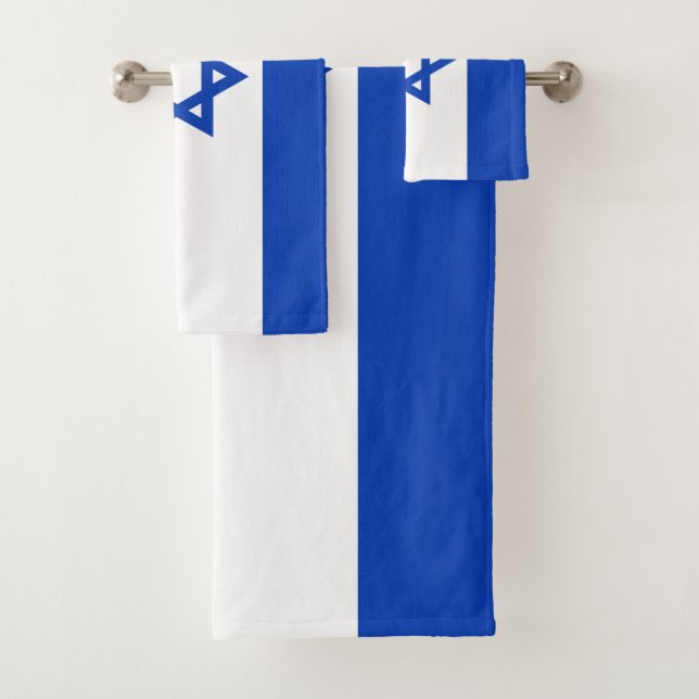 Israel-Flagge Badhandtuch Set (Insitu)