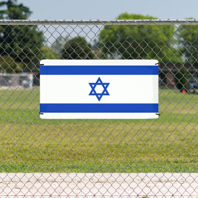 Israel-Flagge Banner (InSitu)