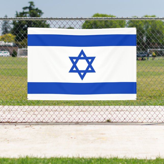 Israel-Flagge Banner (Insitu)