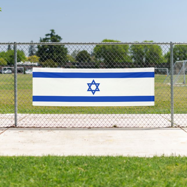 Israel-Flagge Banner (Insitu)