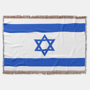 Israel-Flagge blauer Star von David Decke