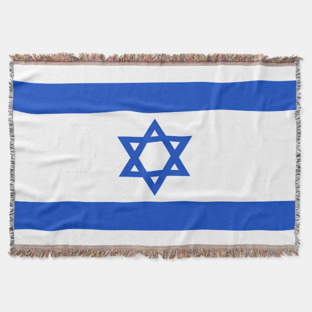 Israel-Flagge blauer Star von David Decke (Vorderseite)