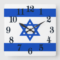 Israel-Flagge blauer Star von David
