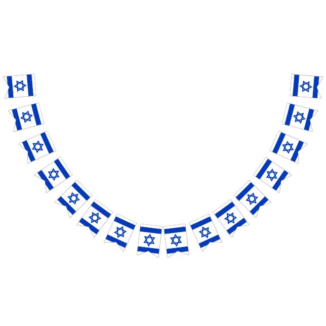 Israel-Flagge blaues patriotisches Banner (Alle)
