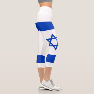 Israel-Flagge Capri Leggings