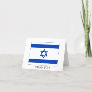 Israel-Flagge Dankeskarte