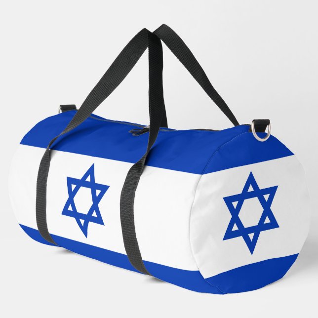 Israel-Flagge Duffle Bag (Linke Ecke)