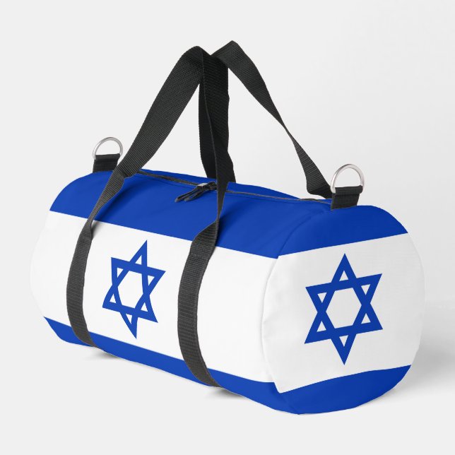Israel-Flagge Duffle Bag (Linke Seite)