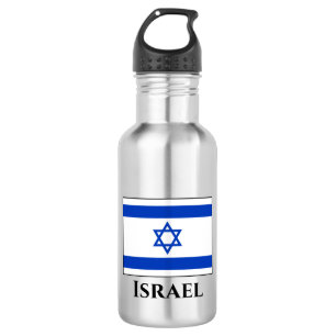 Israel-Flagge Edelstahlflasche