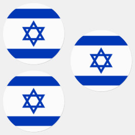 Israel-Flagge Etiketten