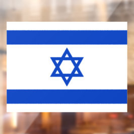 Israel-Flagge Fensteraufkleber