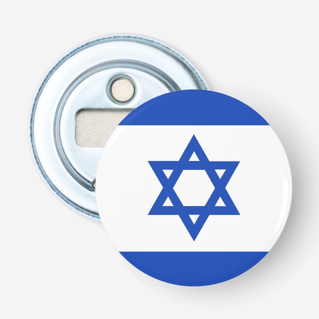 Israel-Flagge Flaschenöffner (Vorderseite)