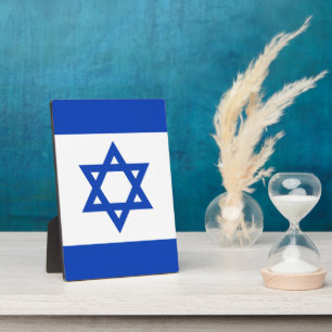 Israel-Flagge Fotoplatte