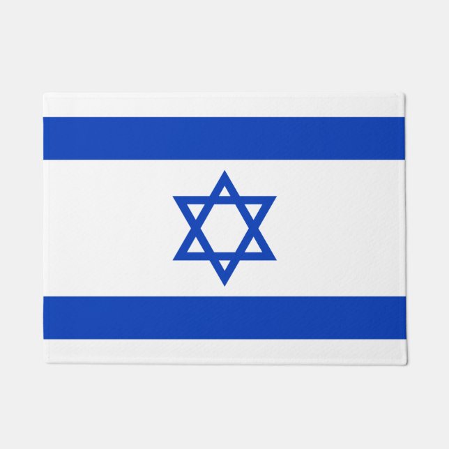 Israel-Flagge Fußmatte (Vorderseite)