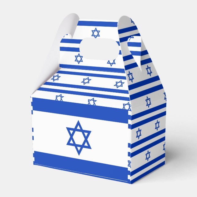 Israel-Flagge Geschenkschachtel (Rückseite)