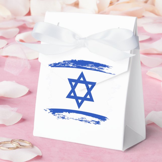 Israel-Flagge Geschenkschachtel (Hochzeit)