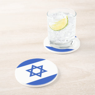 Israel-Flagge Getränkeuntersetzer
