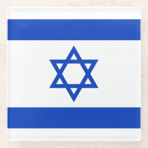 Israel-Flagge Glasuntersetzer