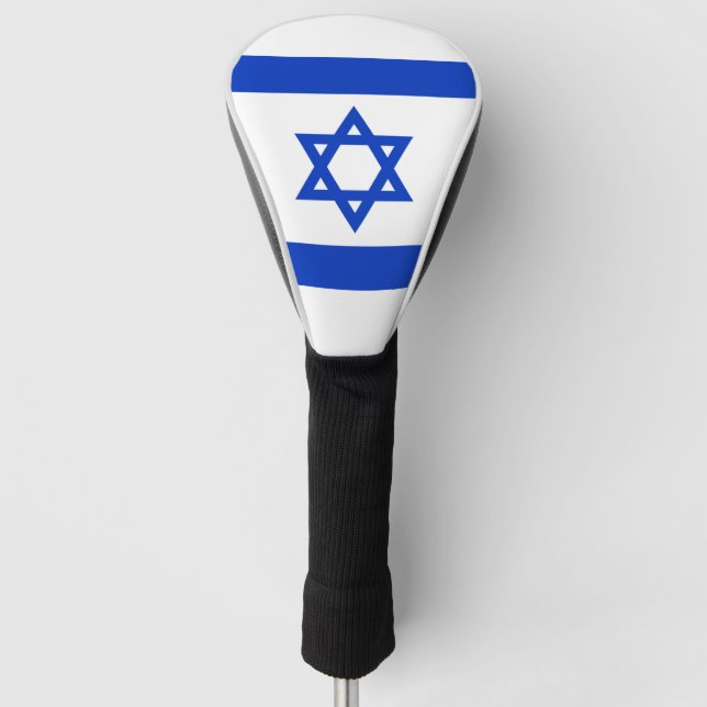 Israel-Flagge Golf Headcover (Vorderseite)