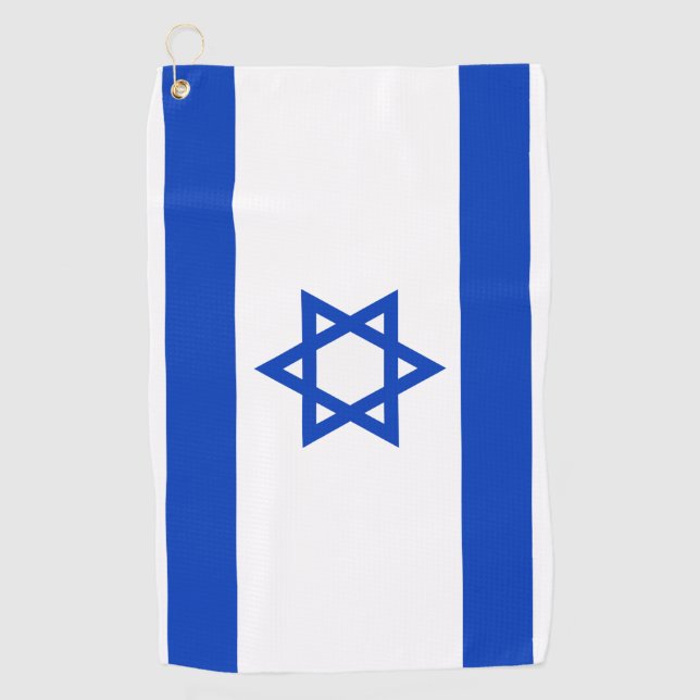 Israel-Flagge  Golfhandtuch (Vorderseite)