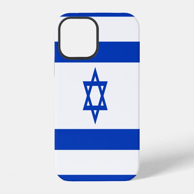 Israel-Flagge iPhone Hülle (Rückseite)