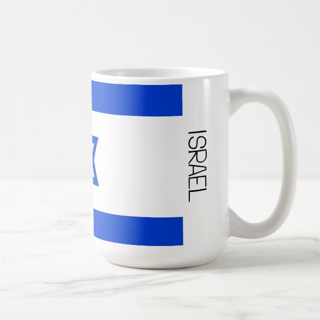 Israel-Flagge Kaffeetasse (Rechts)