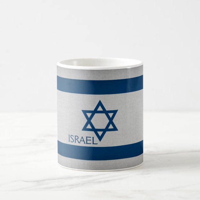 Israel-Flagge Kaffeetasse (Mittel)