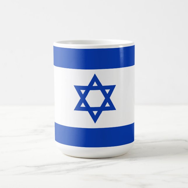 Israel-Flagge Kaffeetasse (Mittel)